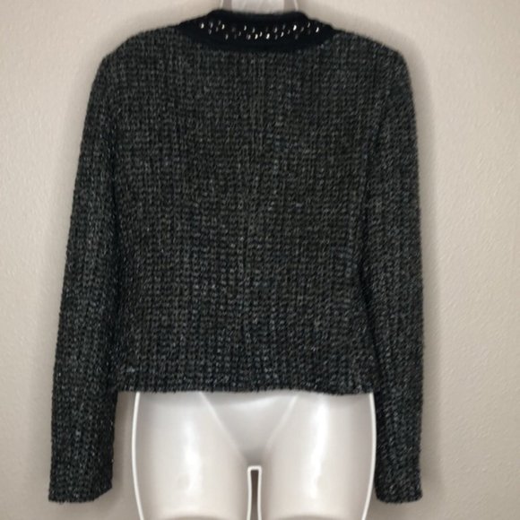 Armani Collezioni Tweed Blazer Jacket - Picture 3 of 8